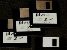 WERSI 4 x Disketten  Pegasus 2
