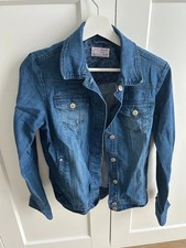 Garden Romantic Damen Jeans Jacke in Blau Gr. 38