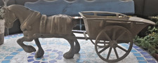 Vintage deko pferd mit - vintage:,
