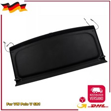 Hutablage Kofferraumabdeckung Schwar für 09-14 VW Polo 6R 6C 1.2 TDI 6R6867769B