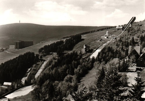 Oberwiesenthal teilansicht - oberwiesenthal,,