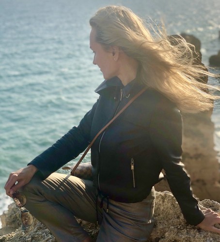 Massimo dutti damen - massimo, lederjacke