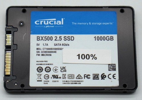 Crucial bx500 1000gb ssd - crucial,