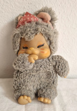 Vintage NYAMY Puppe 1979 Washino DNP Monchhichi   grau Katze Stofftier selten