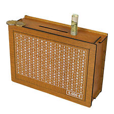 Neu 5000 Euro Holz Spardose, Sparkasten, Sparkasten, Sparkasten Geschenk DHL