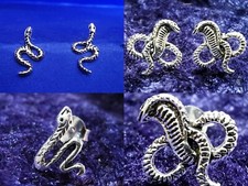 Ohrstecker aus Silber Schlange