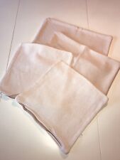 SCANTEX 4 x Kissenbezug Rosa Altrosa Beige Kissenhülle