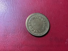 Plauen im Vogtland, Automat Hopfenblüthe Marke zu 10 Pfennig Messing (48)