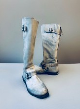 Yellow Cab Knee High White
