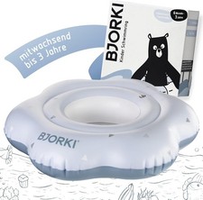 BJORKI® Schwimmring Baby Mitwachsende Schwimmhilfe für Babys von 6 Mo. bis 3 J.