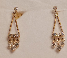 333 Gelbgold Ohrstecker Zirkonia Steine