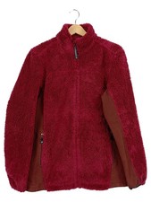 Jack Wolfskin Damen Fleecejacke Rot Gr. 40/L Outdoor Polyester Herbst/Winter