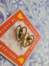 Ohrringe Ohrstecker Gold Transparent Herz 