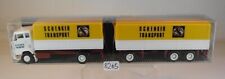 Albedo 1/87 Volvo F88/89 Hängerzug Pritsche/Plane Schenker Transport OVP 1 #8265