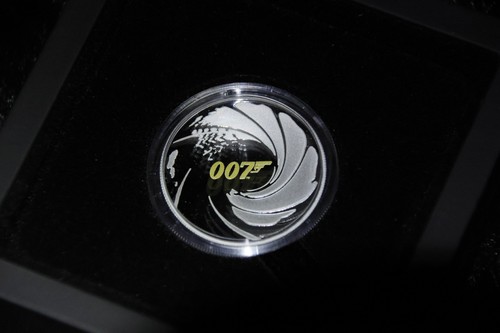 Silbermünze james bond 007 - silbermünze, 007™