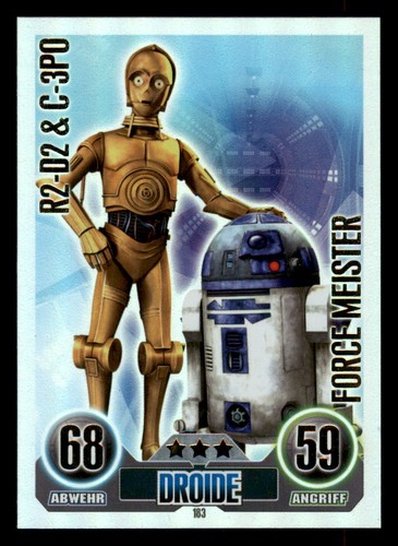 3po force attax star - r2-d2,
