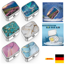 Pillendose mit 2 Fächern