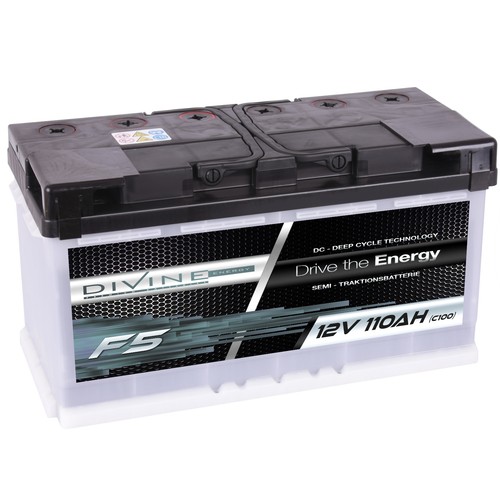 Divine 12v 110ah batterie - 110ah,
