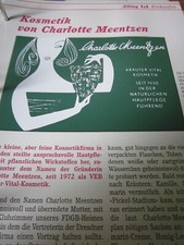 Das war die DDR N Alltag Einkaufen Kosmetik von Charlotte Meentzen