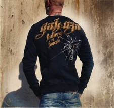 Yakuza Pullover Herren Sweatshirt Sweater Pulli SW26 Farbe Schwarz