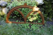 Eisenfenster für Gartenmauer, Stallfenster Rundbogen, Fenster V halbrund 55 x 31