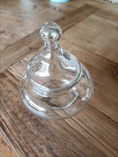 kleine Glas Bonboniere 12 cm
