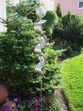 Stele Edelstahl Rost Skulptur