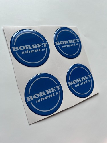 Borbet silikon felgenemblem - 4x,