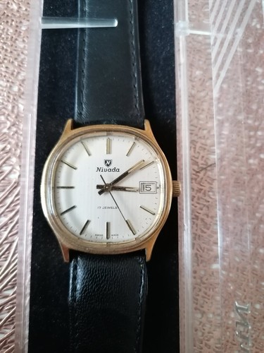 Vintage armbanduhr nivada - armbanduhr, /