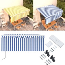 Balkon Markise Elektrisch Einziehbar Sonnendach Sonnenmarkise 4x3m 5x3m 6x3m Neu