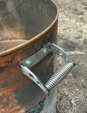 Feuertonne Tür Ofen Ersatzgriff BBQ Korb Säule Feuer Öl Fass Smoker 