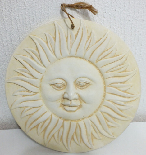 Sonne wandbild aus ton - aus, ton?