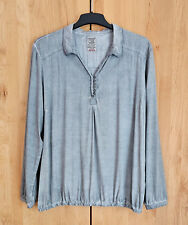 Damen Bluse ~ von soquesto ~ Gr. 44 ~ steingrau ~ neu