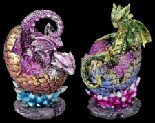 Drachenfiguren bunt 2er Set -
