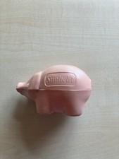 Sunlicht Seife Werbegeschenk Sparschwein Pinkes Schwein Geldschweinchen Werbung