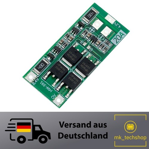 20a ion lipo bms schutz - 2s,