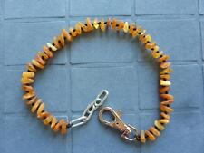 Bernsteinkette Hund 20-62 cm Halsband aus Bernstein roh für Hunde Hundehalsband