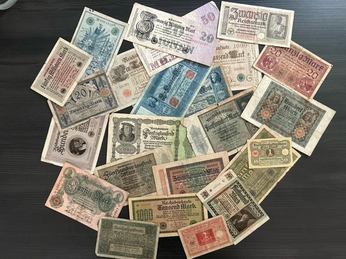 Lot deutsches papiergeld - lot,