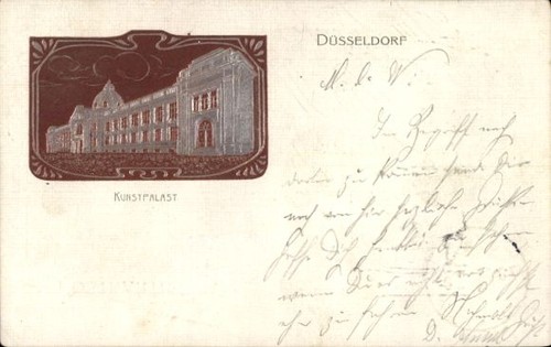 Jugendstil präge silber litho - präge,