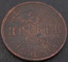 Münze Hessen-Kassel 3 Heller