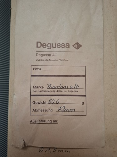 Degussa phantommetall 50g - phantommetall,