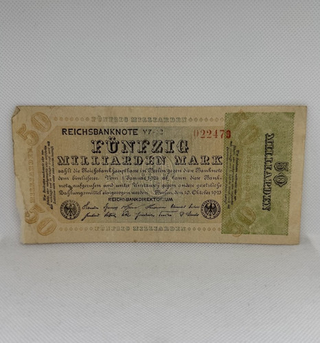 Banknote weimarer republik - /,