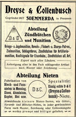 Dreyse collenbusch sommerda - collenbusch,