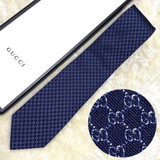 Gucci muster seidenkrawatte - gucci,