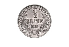 1/2 Rupie 1904-1914 Deutsch -