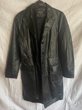 Ledermantel, Esprit Gr. 38, schwarz, ungetragen mit 2 Taschen 