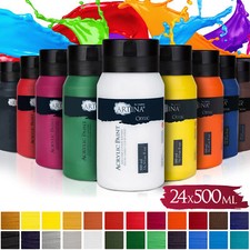 Acrylfarben set 24x 500ml - set,