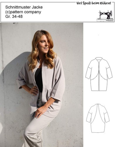 Schnittmuster damenjacke - schnittmuster,