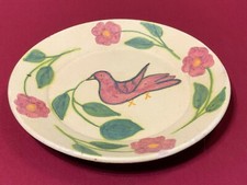 KERAMIK WANDTELLER HANDBEMALT