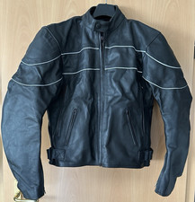 Motorradjacke schwarz Gr.M Leder Speed Devil